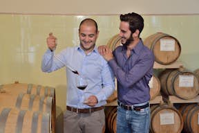 Owners of Terre di Perseto. From left: Niccolò and Daniel Martelli