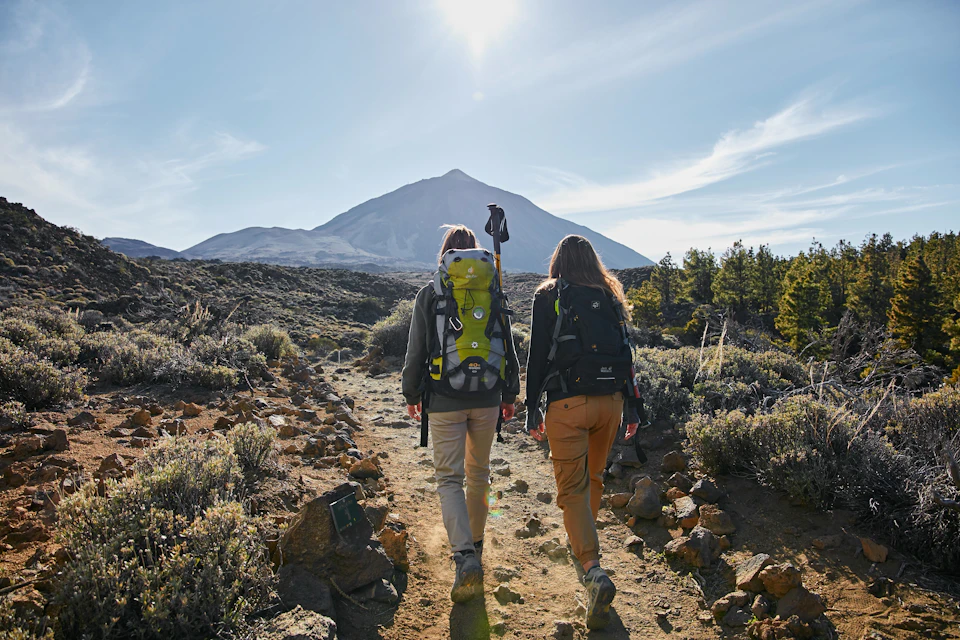 Hiking to the summit of Mount Teide