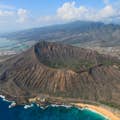 Krater z diamentową główką na Oahu na Hawajach