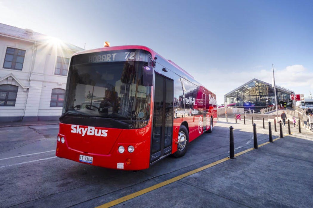 Transfert en bus entre Hobart City et l'aéroport de Hobart