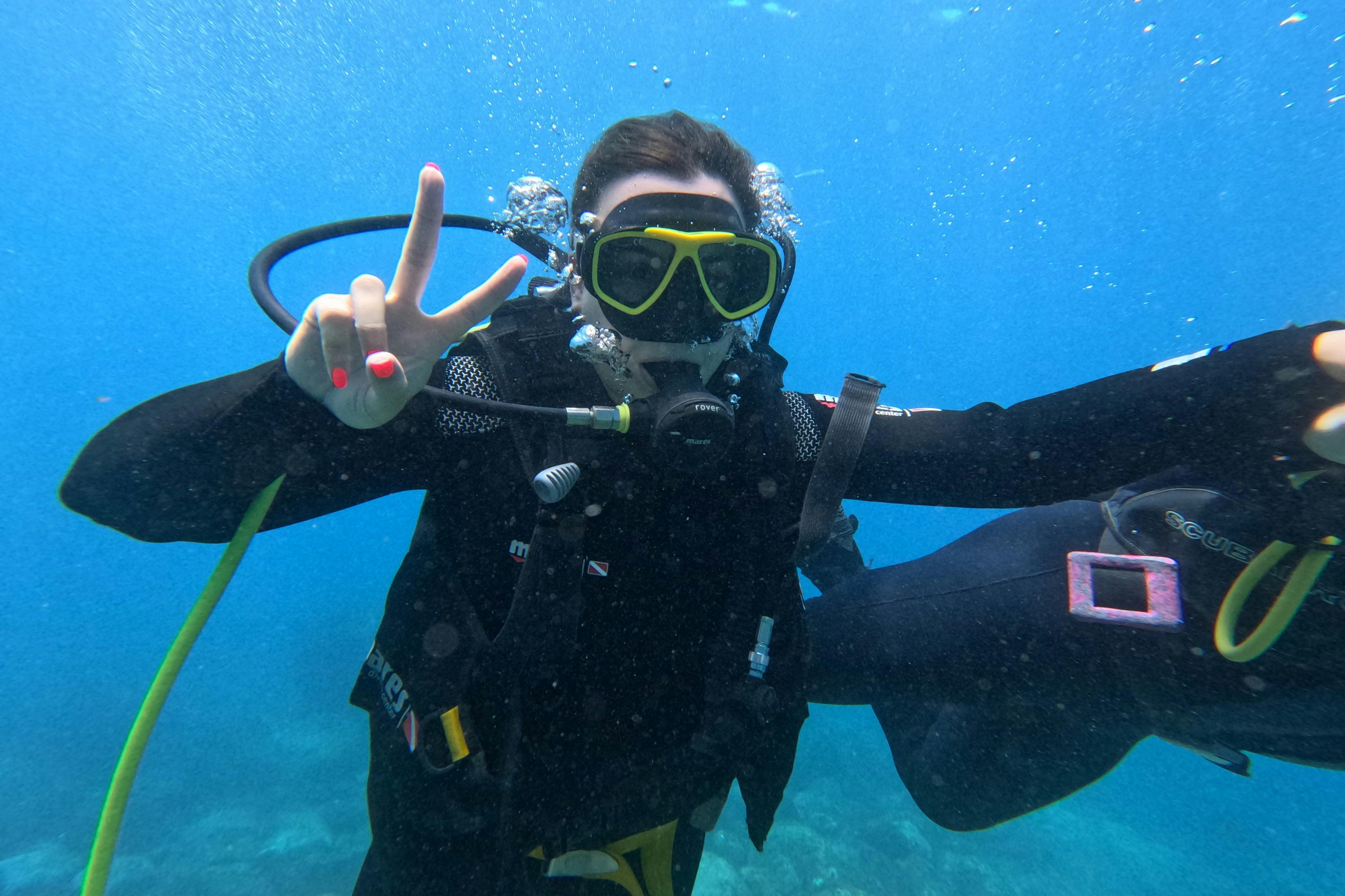 ダイビングを試す