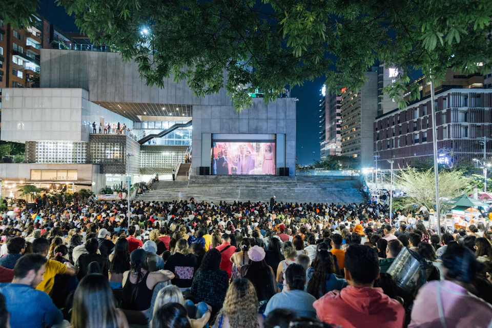 Open-air cinema on Extended Night