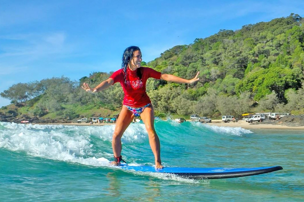 Noosa Heads: 4x4 Beach Safari + Surf Lesson