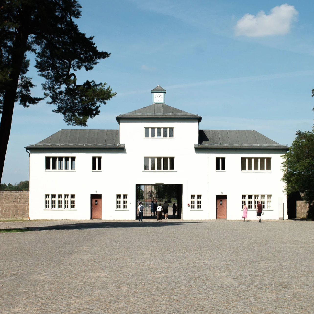 Entrance to the former concentration camp of Sachsenhausen
