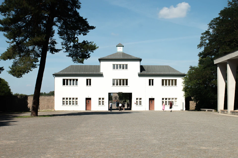 Entrance to the former concentration camp of Sachsenhausen