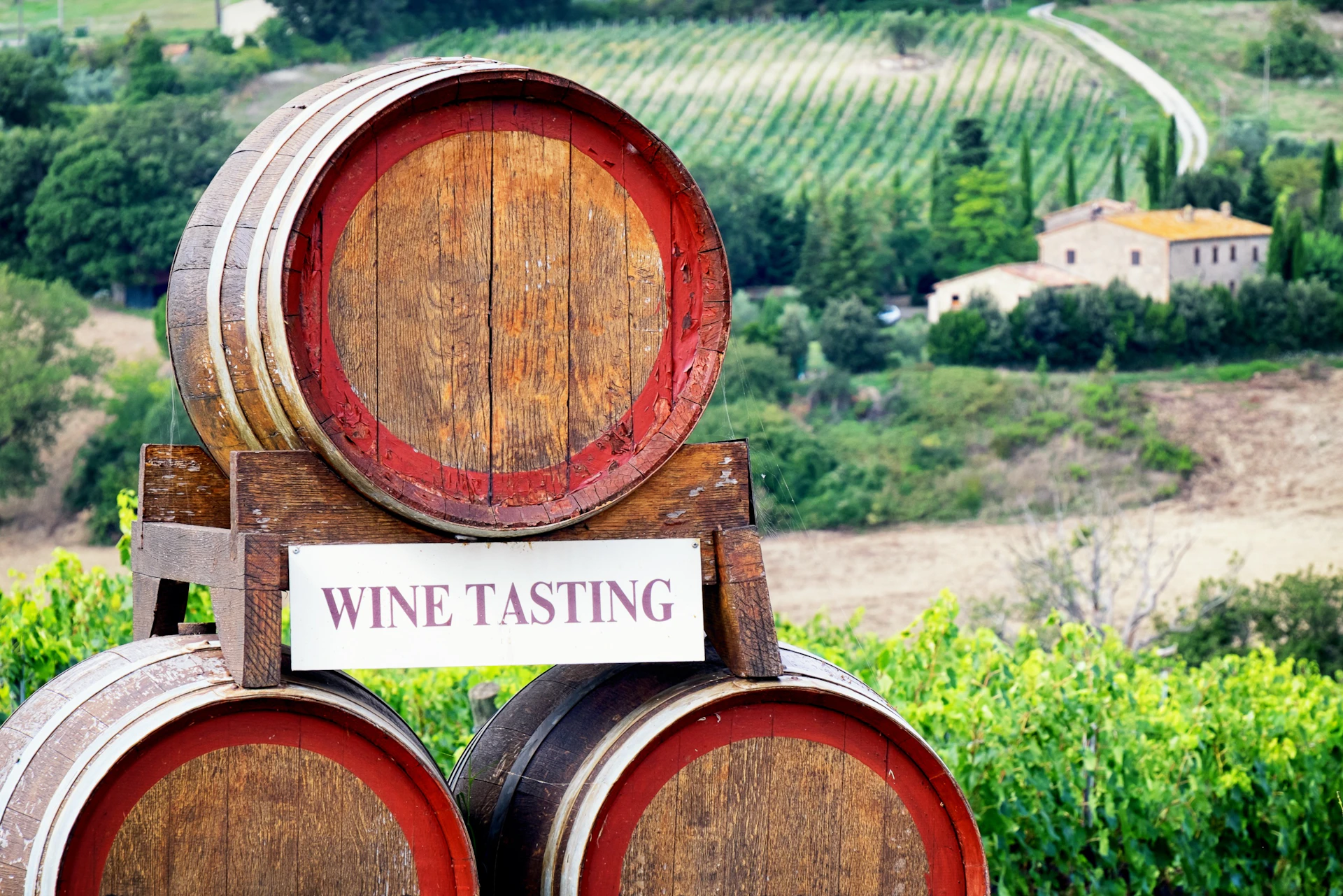 Chianti, wine tasting