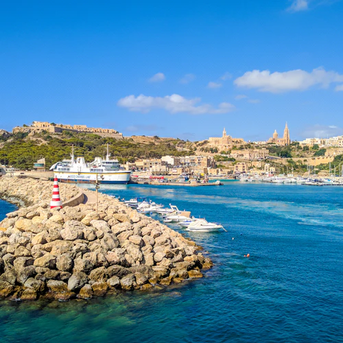 Gozo & Comino: Cruise + Lunch + Transfer + Open Bar