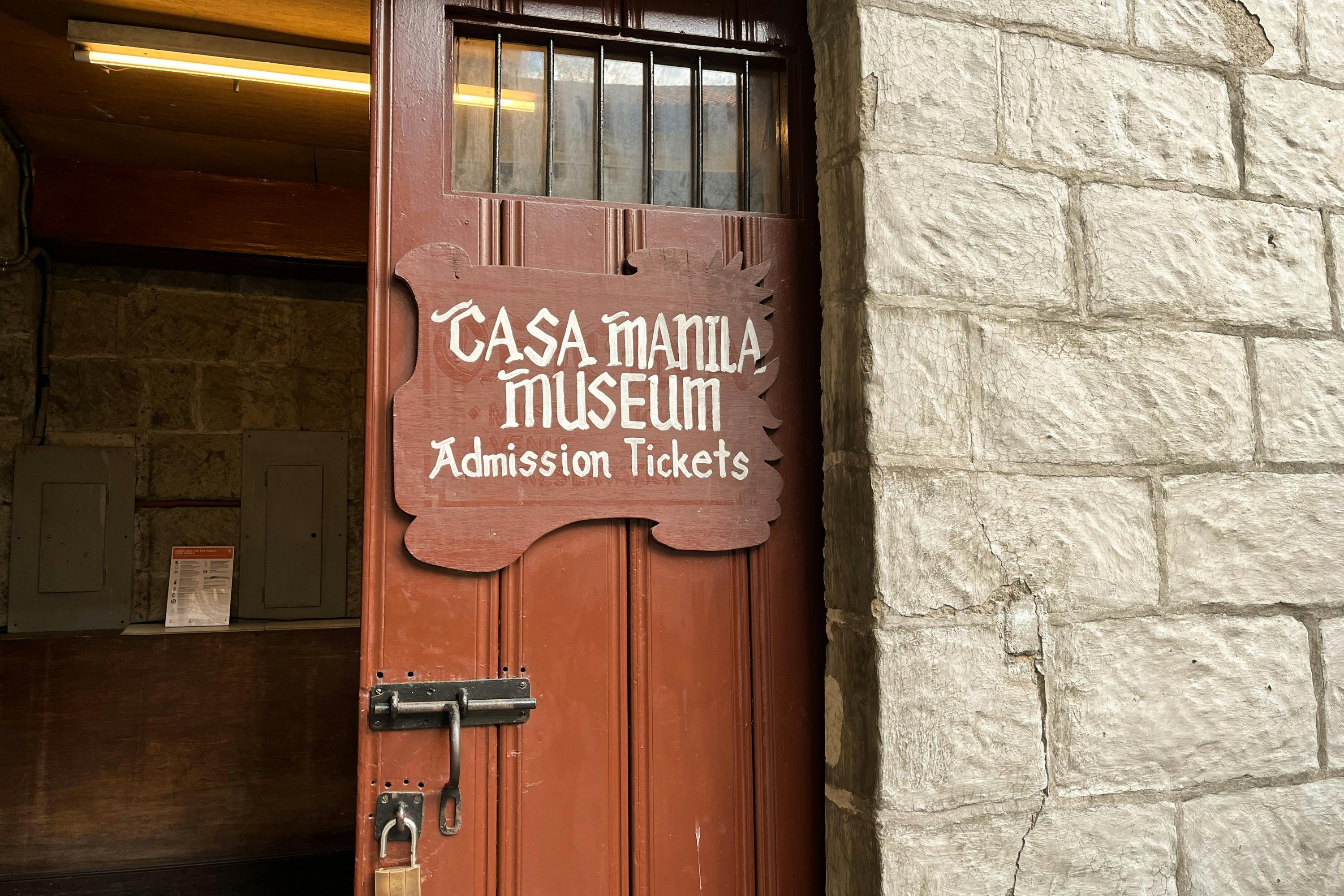 Casa Manila Museum: Admission Ticket