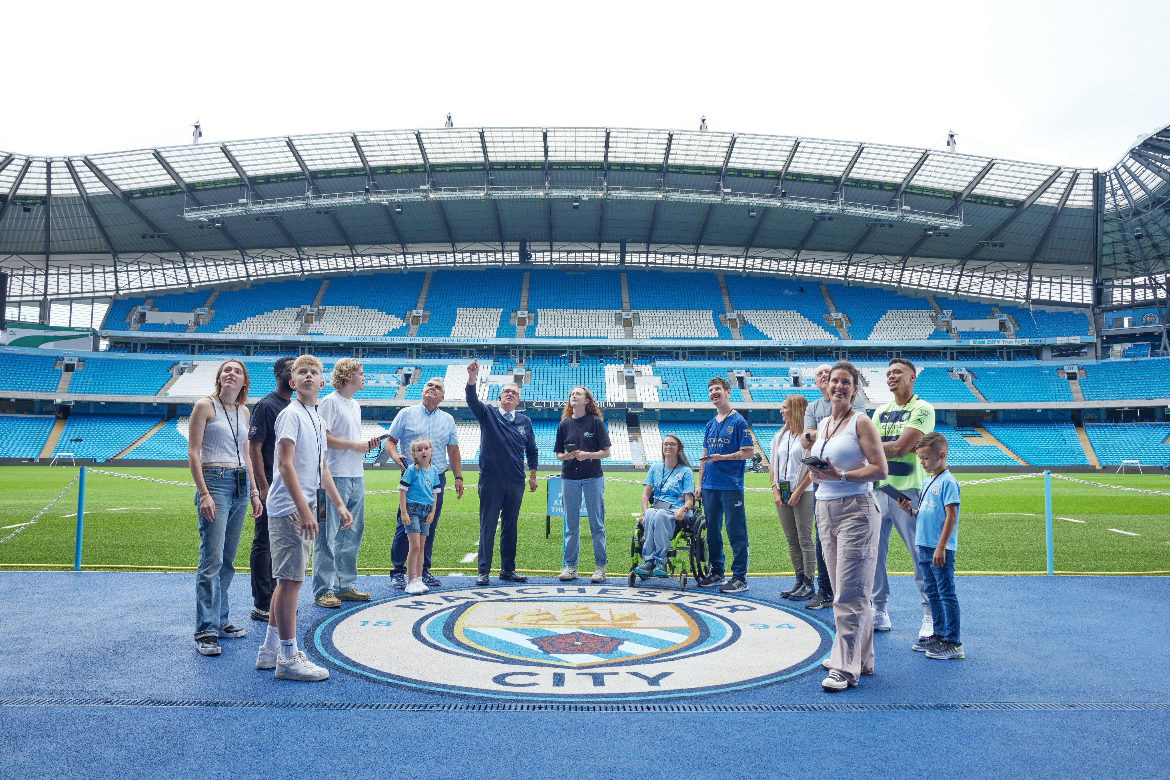 Tour do estádio do Manchester City