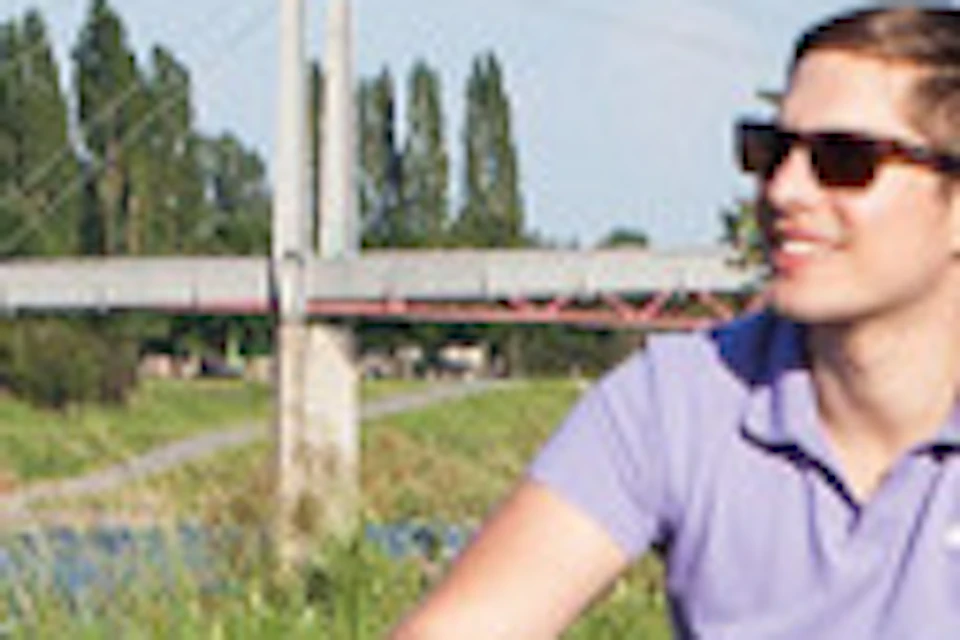cycling on the Danube Island
