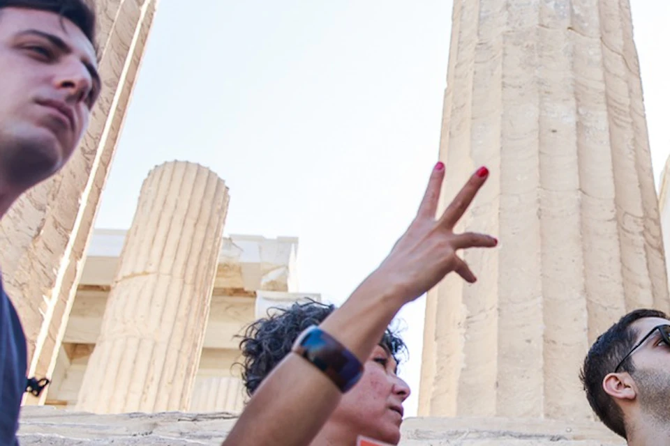 A small stop at the Propylaia