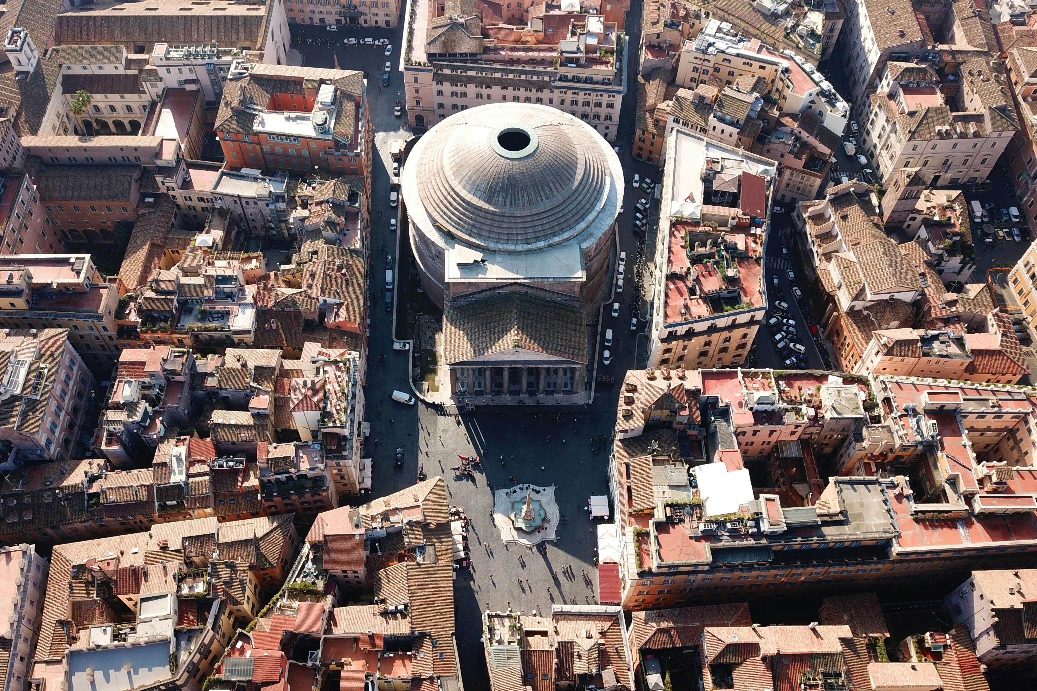 Il Pantheon dall'alto