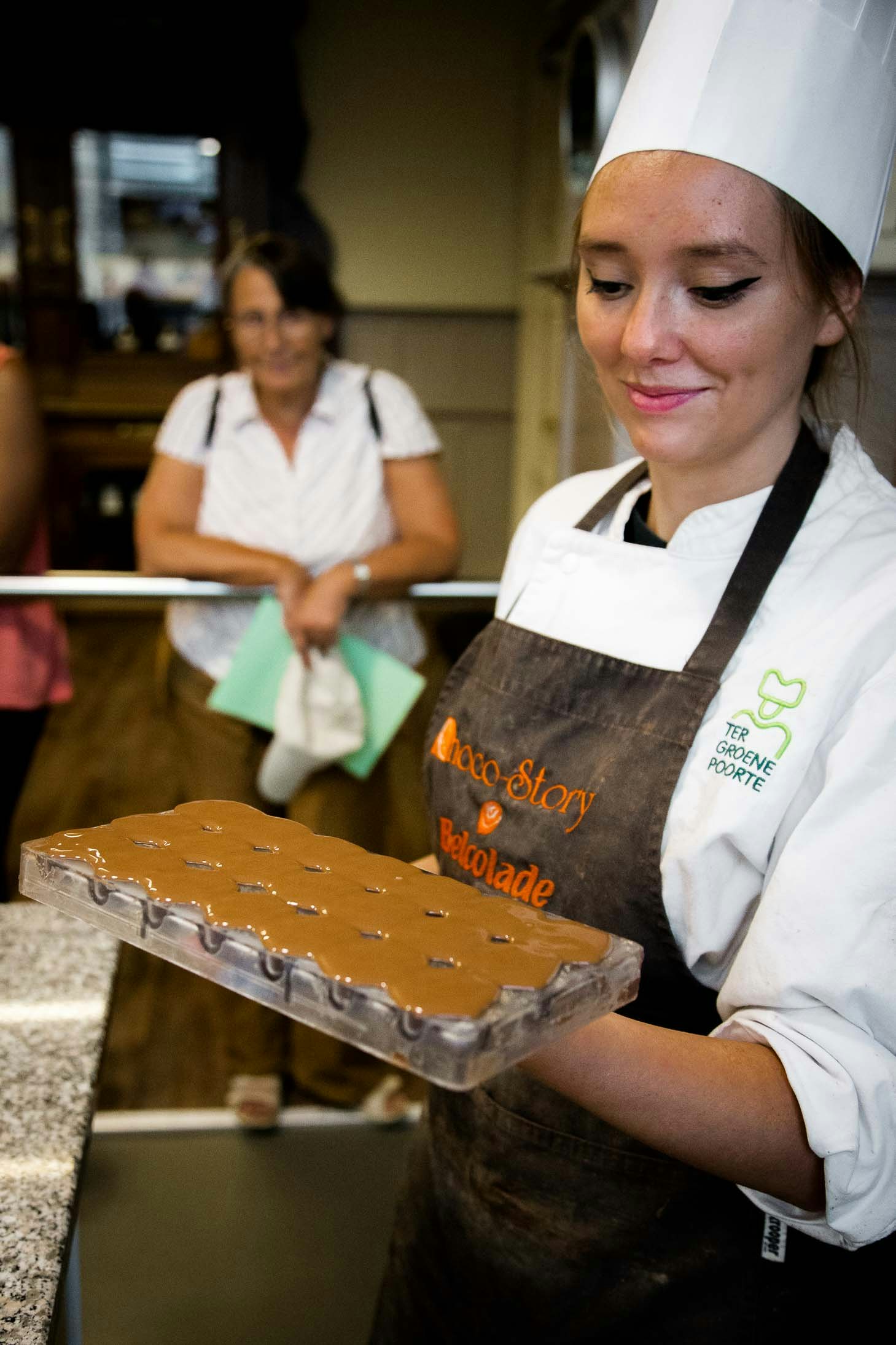 Workshop at Choco-Story Bruges