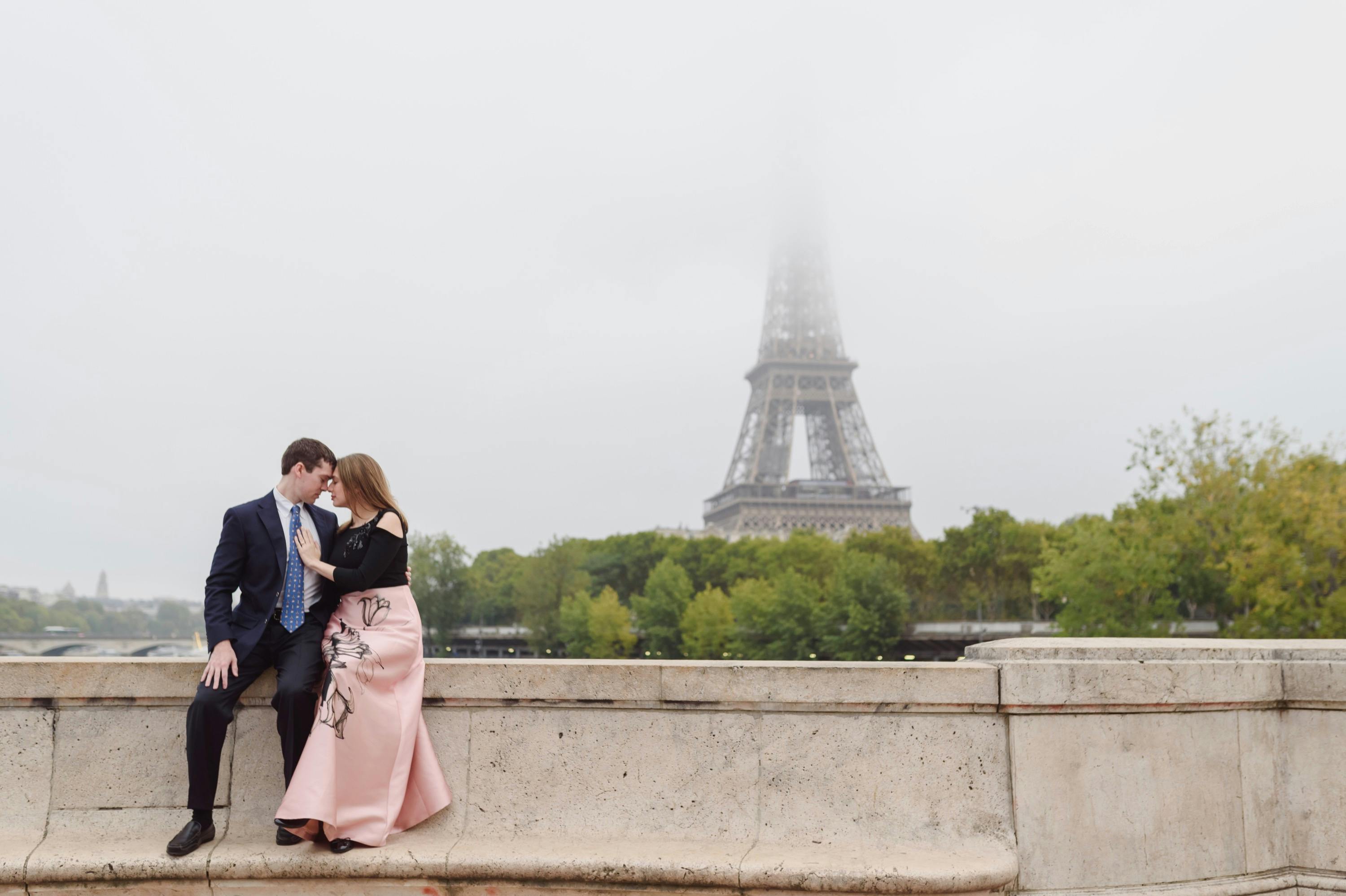 Eiffel Tower as seen from Bir Hakeim Bridge