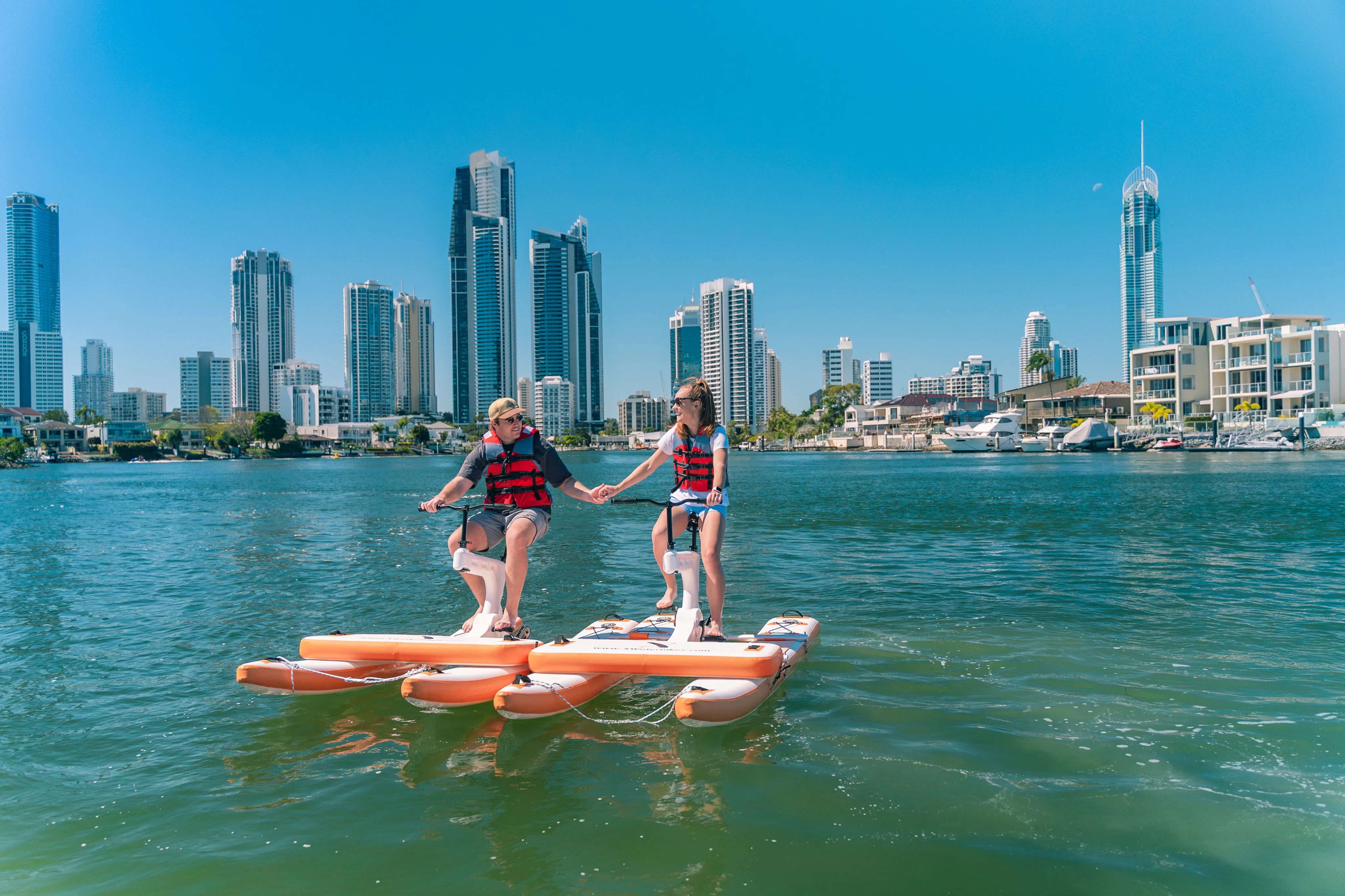 Surfers Paradise: Guided Waterbike Experience
