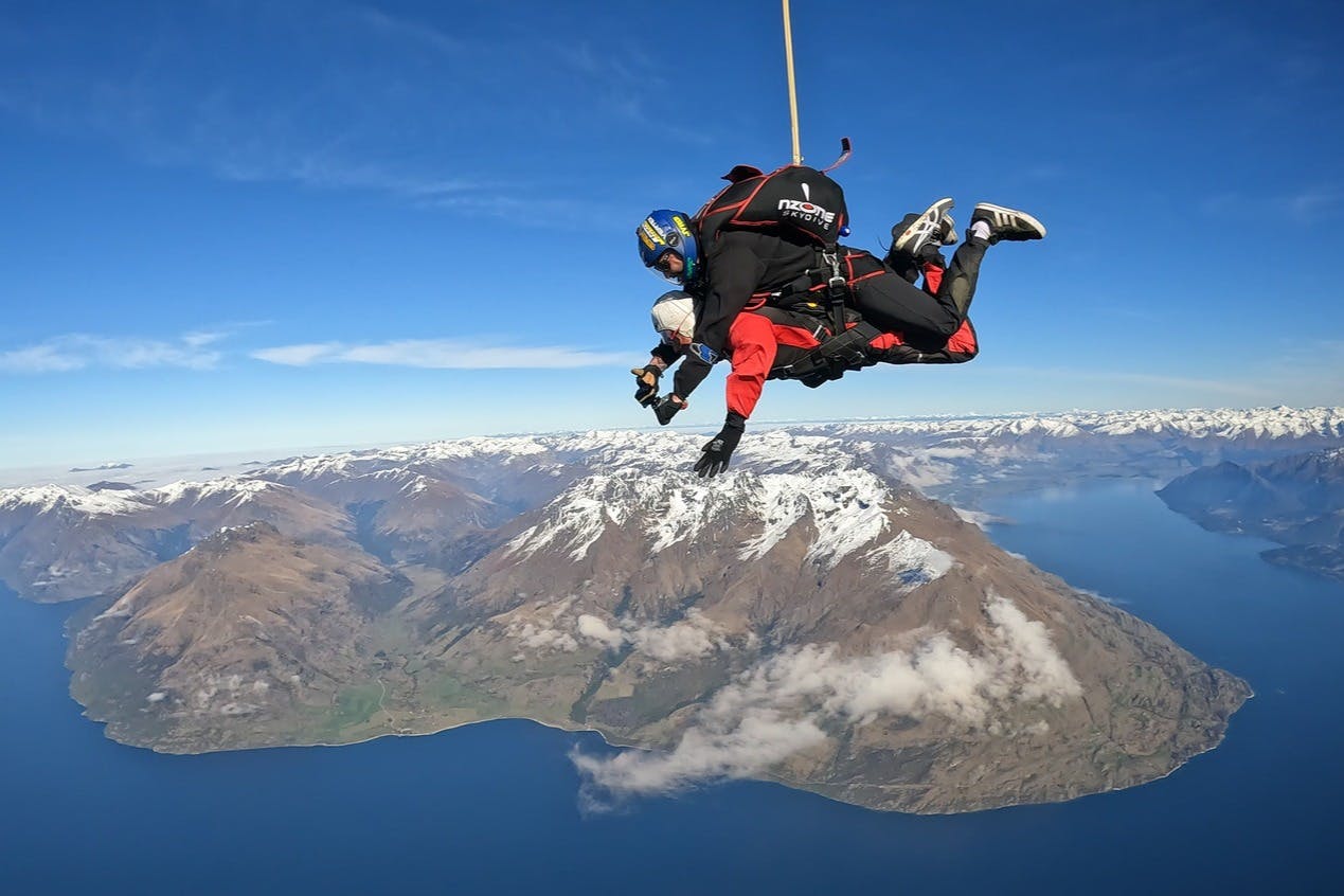 Paracadutismo a Queenstown (Nuova Zelanda)