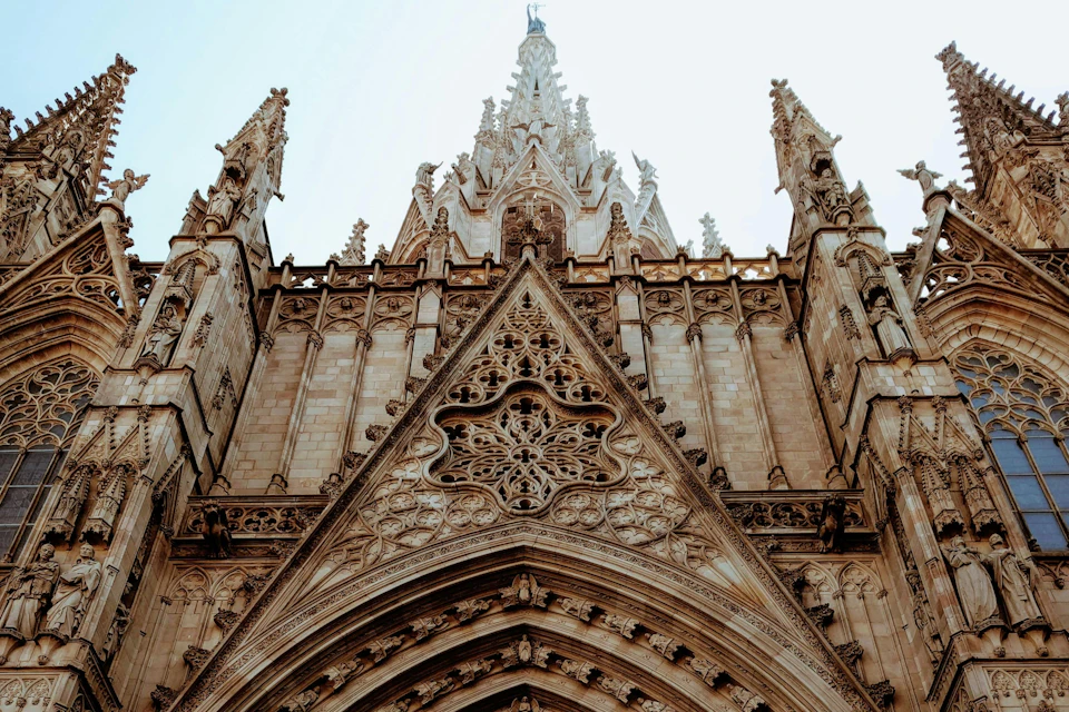 Pinnacles of Barcelona Cathedral