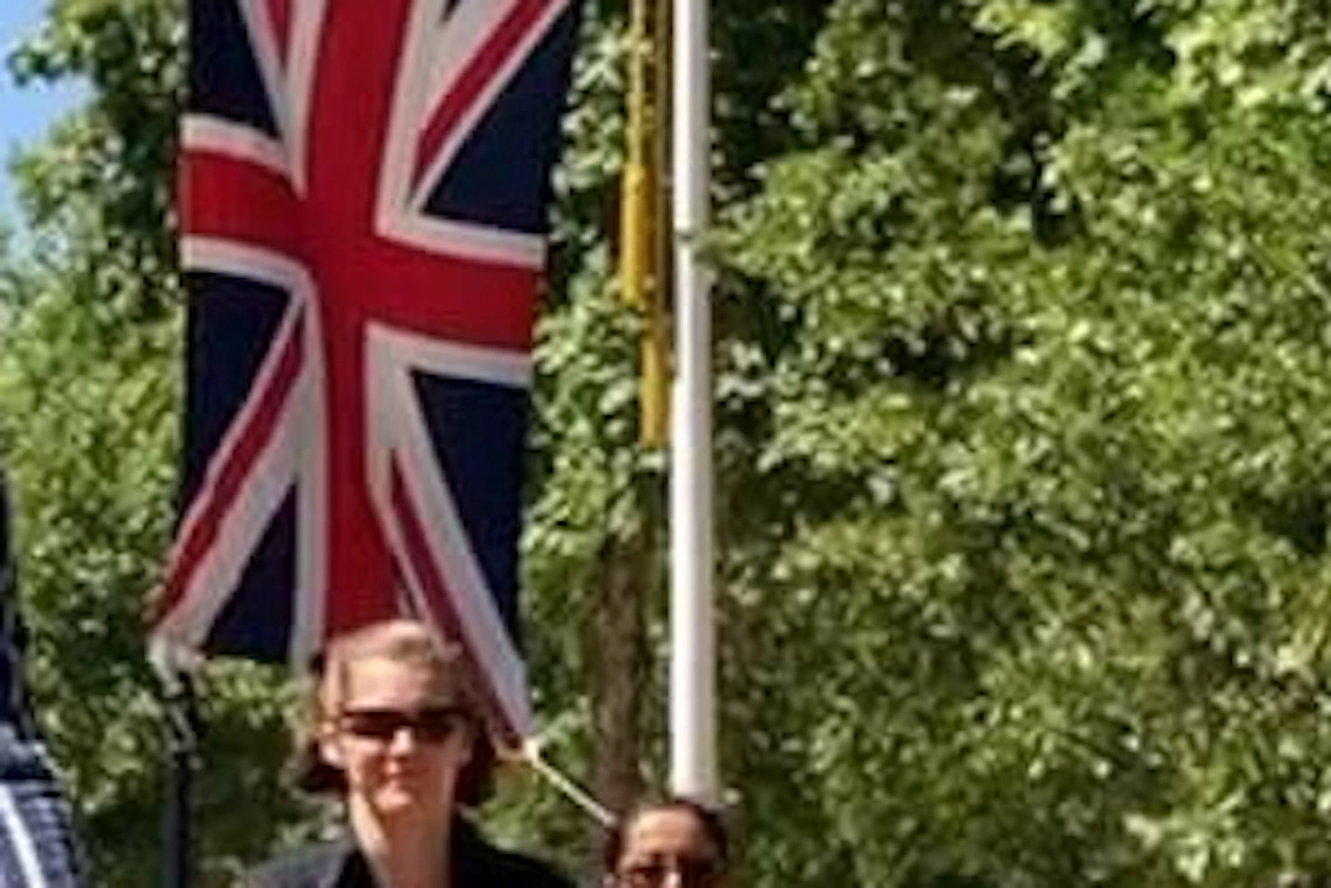 A royal jaunt at Buckingham Palace