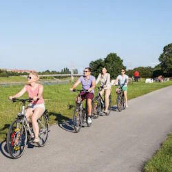 cykla på Donauön