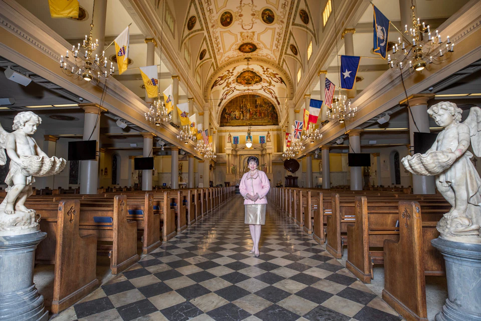 Nave with Mrs. Benson