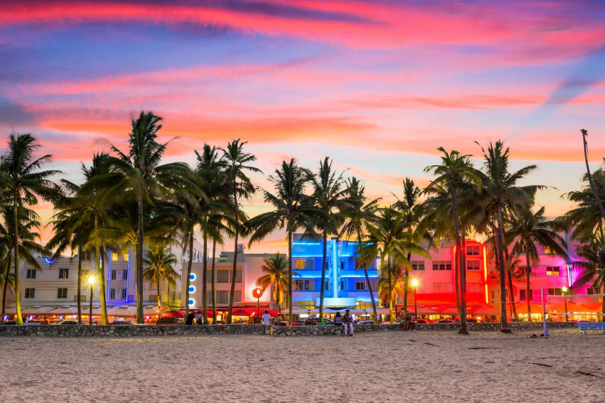 Miami: Scenic Night Driving Tour + Skyviews Observation Wheel