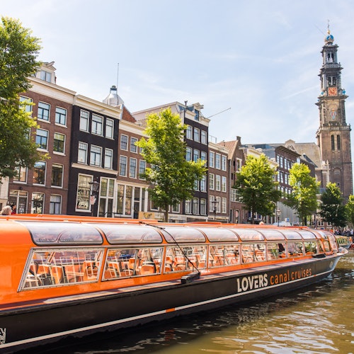 Ámsterdam: Crucero de 1 hora por el canal con audioguía