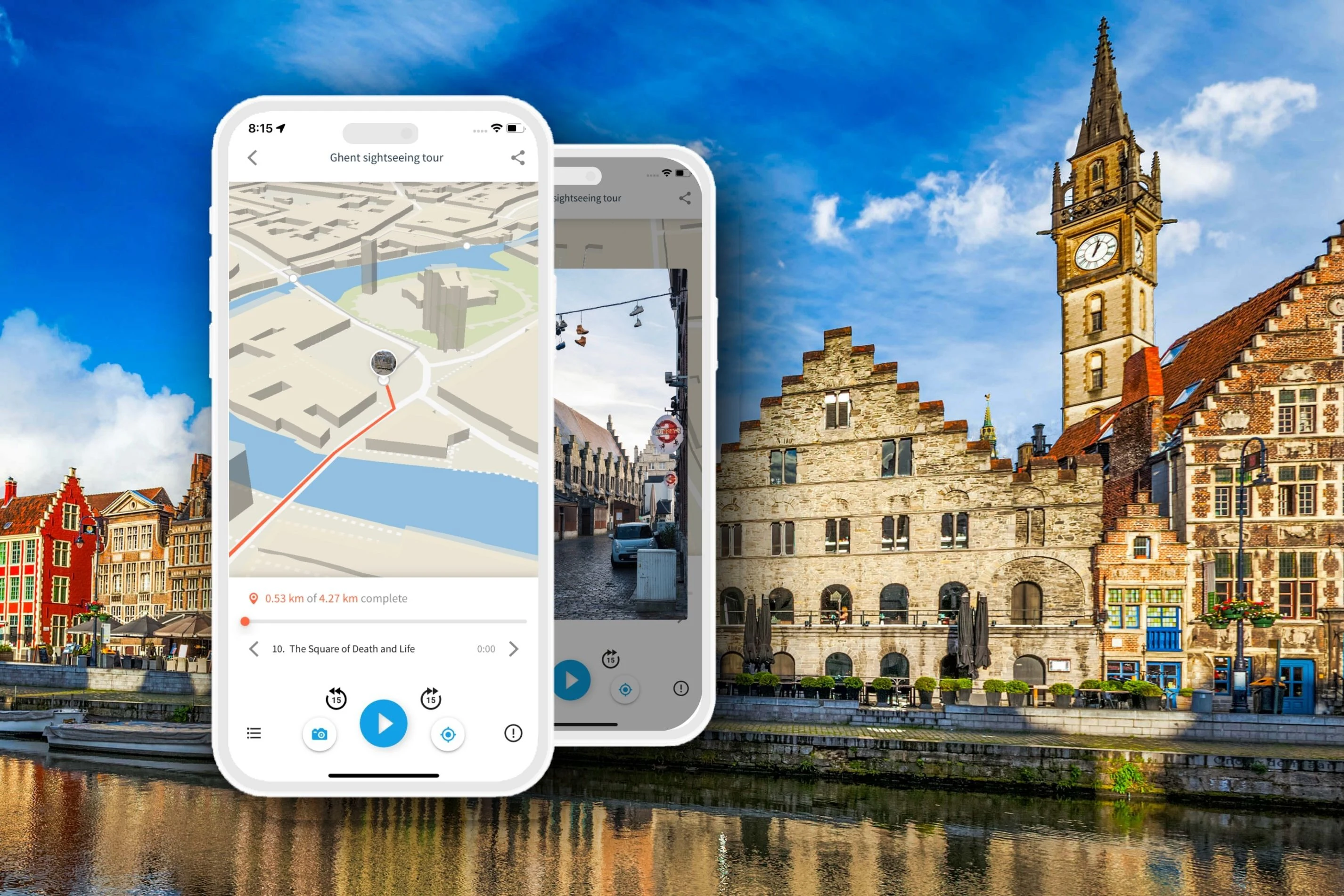 Ghent: Audio Guide App by TouringBee