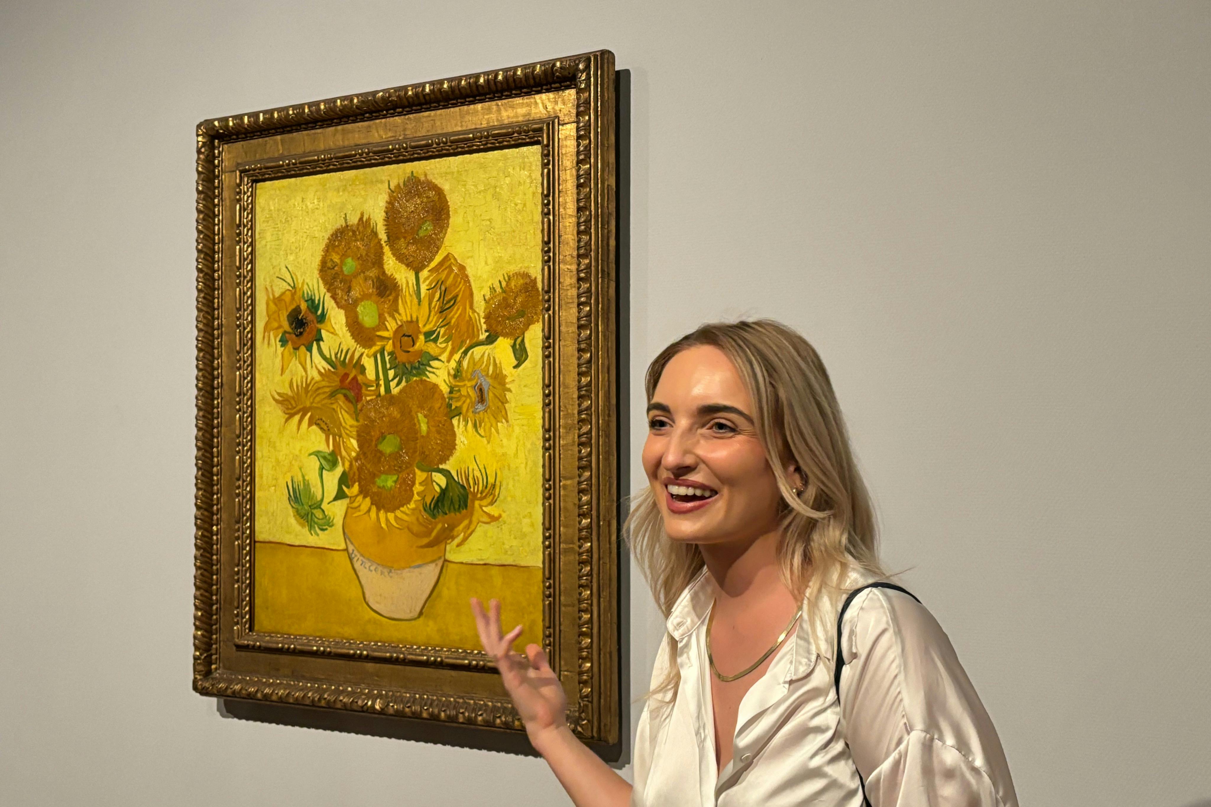 ゴッホのひまわり＆ガイド