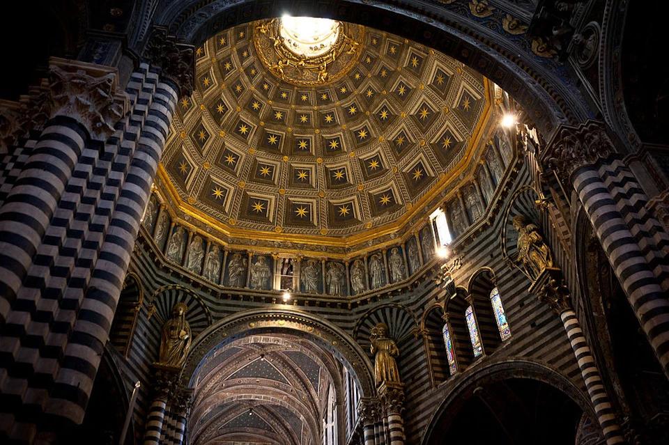 Siena's Cathedral decorated vault