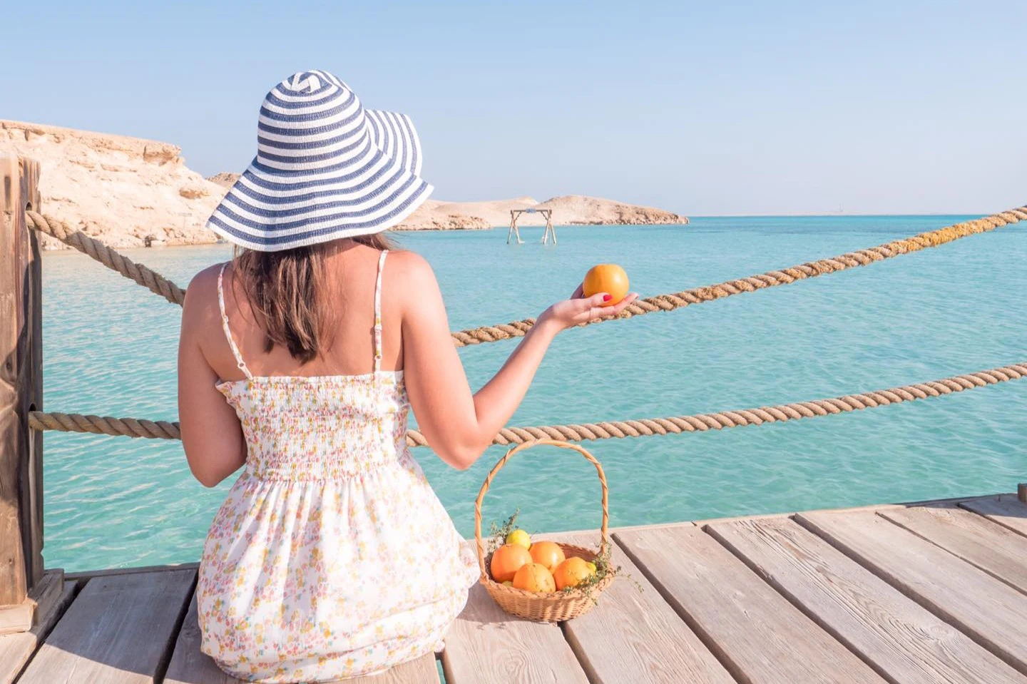 Orange Bay Island: Guided Boat Tour from Hurghada + Snorkeling + Lunch