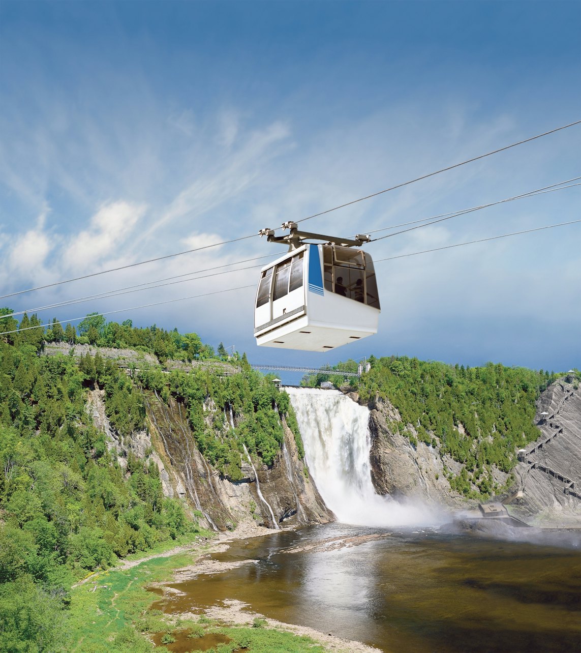 Parc de la Chute-Montmorency: Falls Admission & Roundtrip Cable Car Access - Accommodations in Quebec City