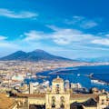 Blick auf den Vesuv in Neapel