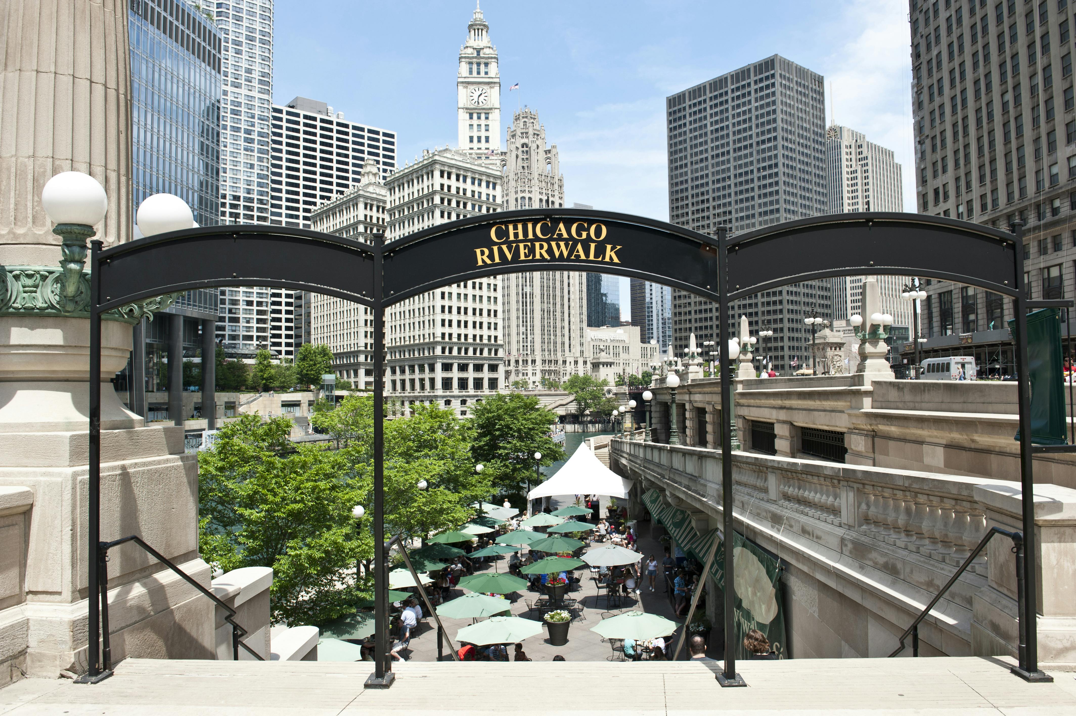 芝加哥 芝加哥 Riverwalk