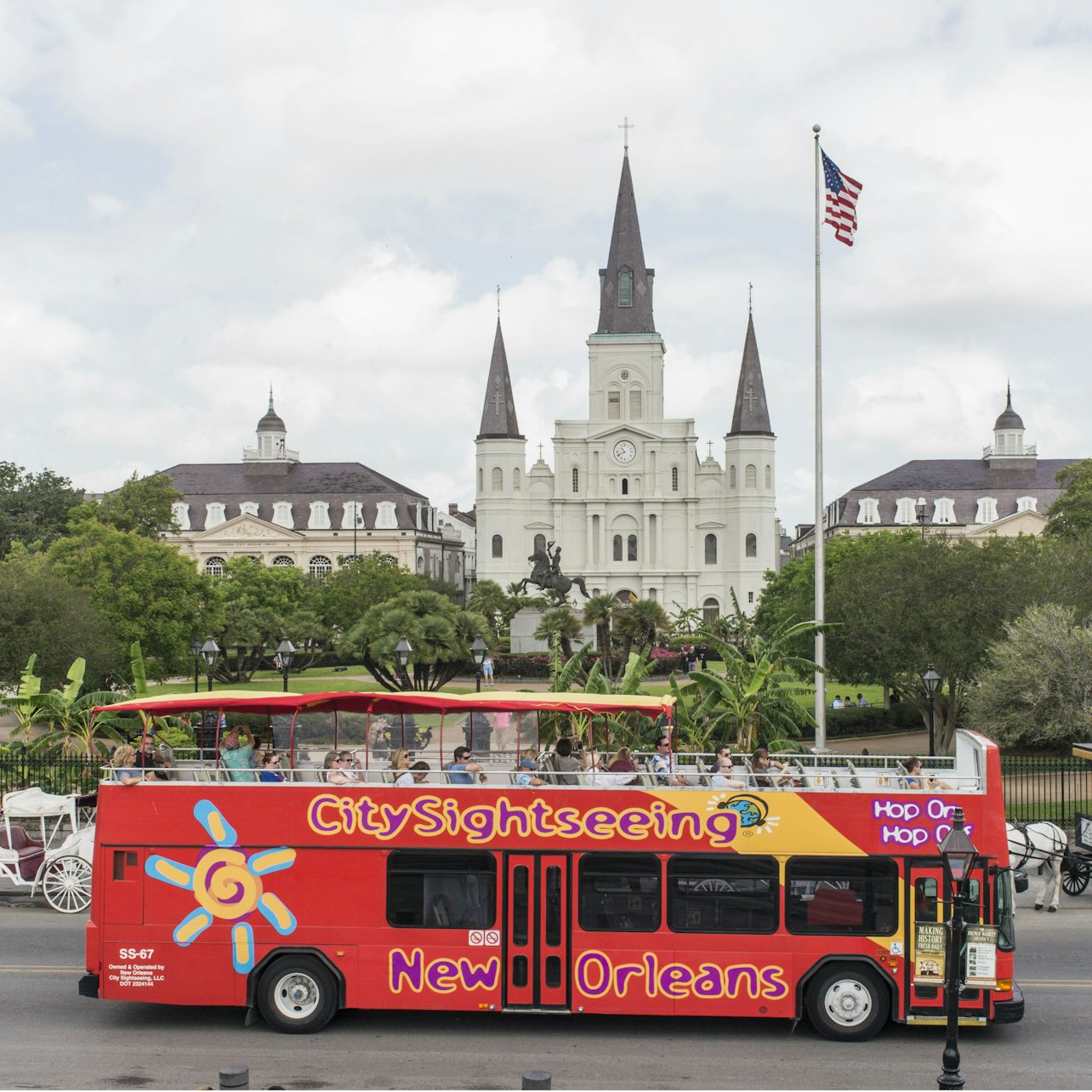 Autocarro hop-on hop-off Nova Orleans - Acomodações em Nova Orleans