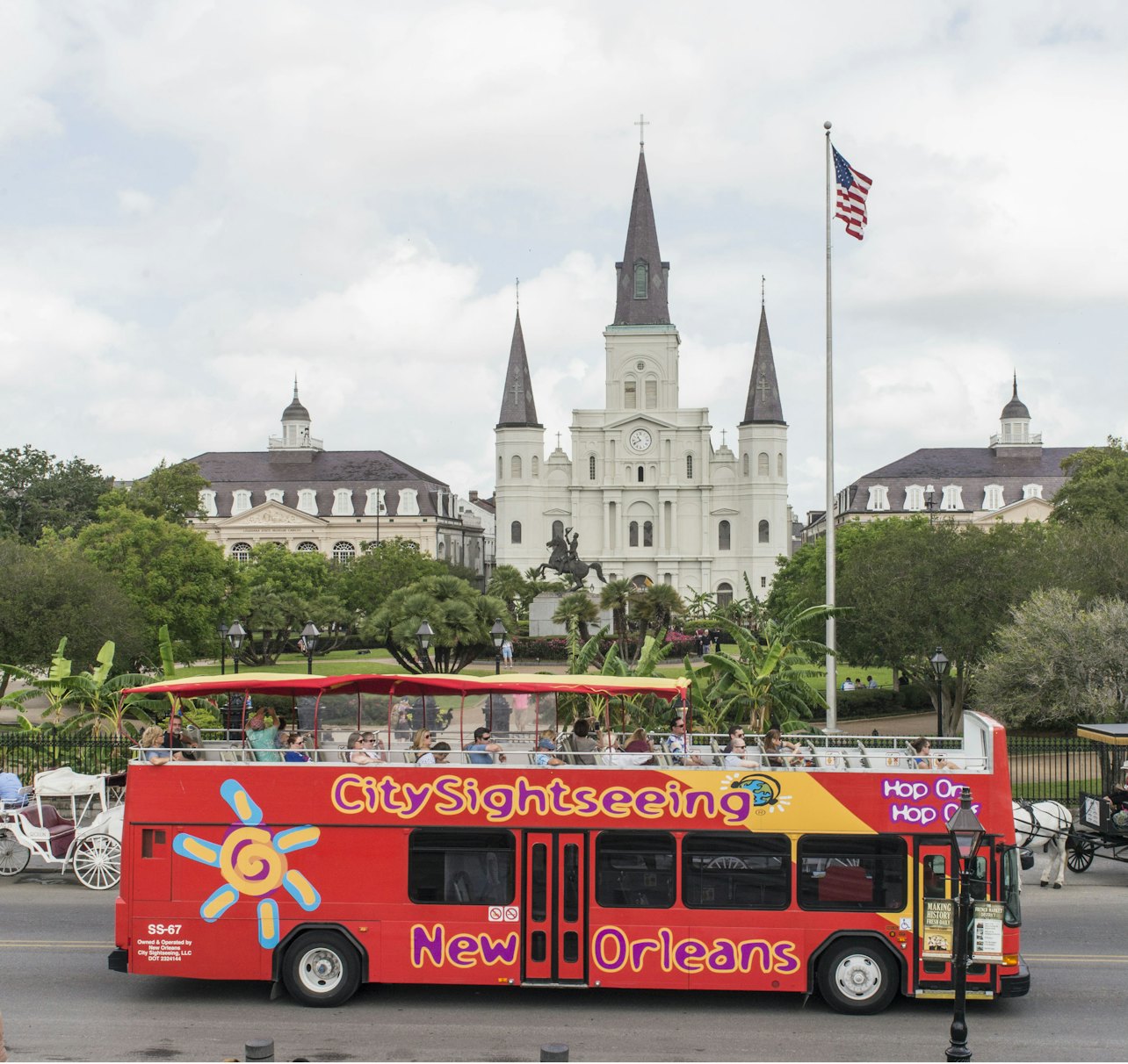 Autocarro hop-on hop-off Nova Orleans - Acomodações em Nova Orleans