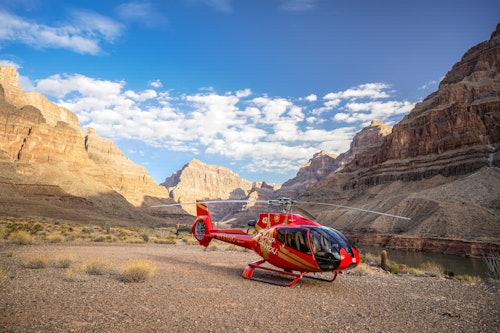 ラスベガスからのグランドキャニオンヘリコプター着陸+オプションのサンセットリターン(即日発券)