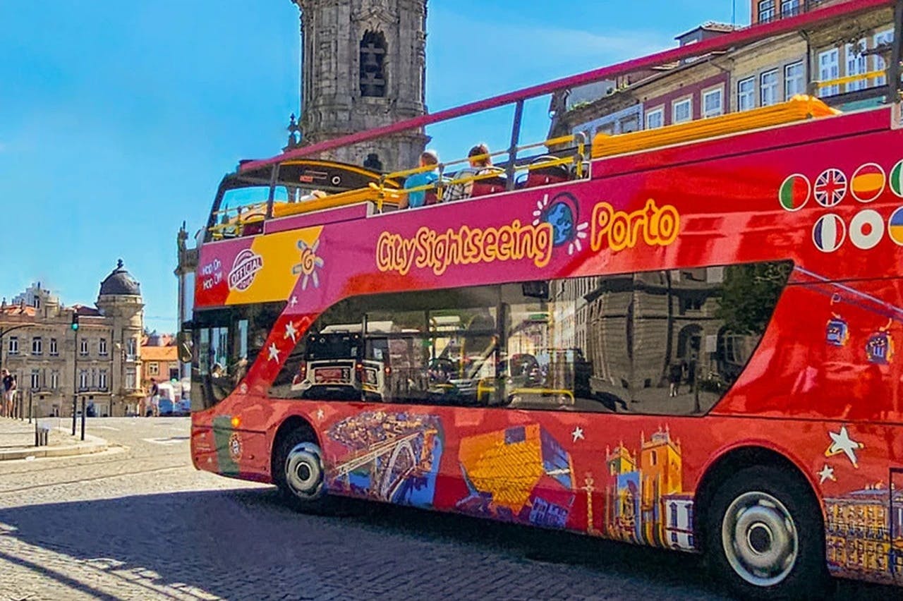 Torre Dos Clérigos: Entry Ticket + Porto: 24-Hr Or 48-Hr Hop-On Hop-Off Bus