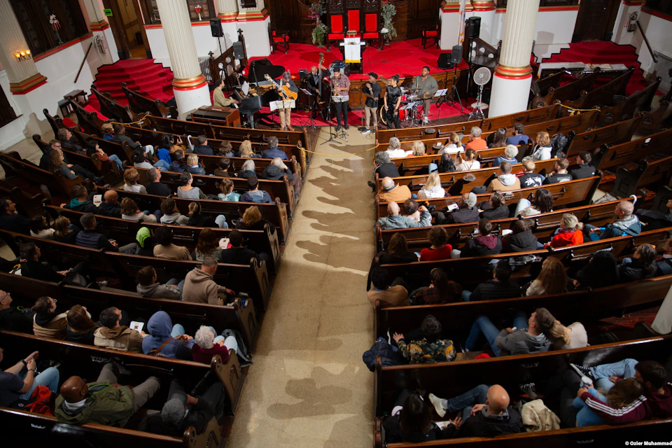 View of audience