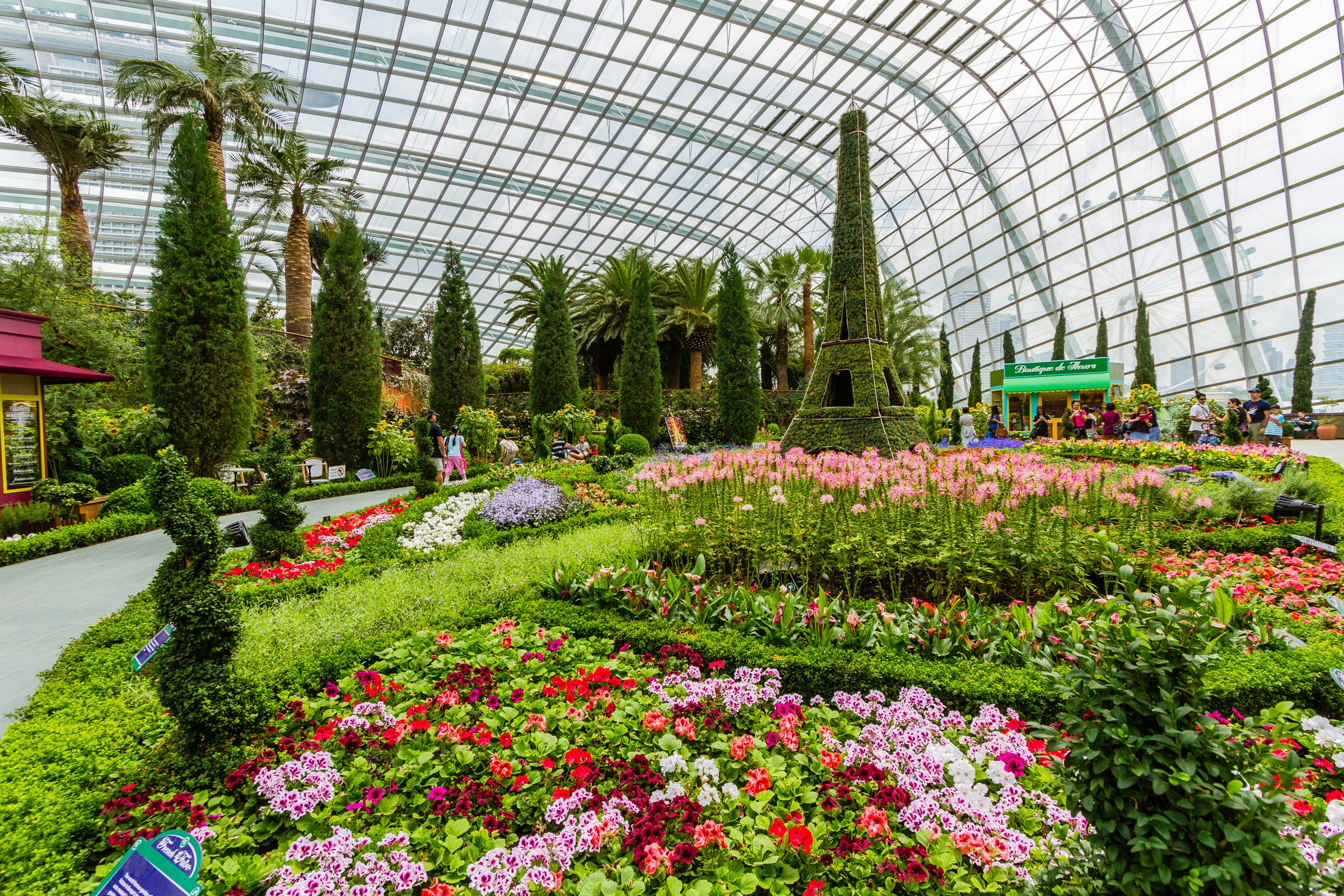 Jardines de la Bahía: Entrada a la Cúpula de las Flores y al Bosque Nuboso