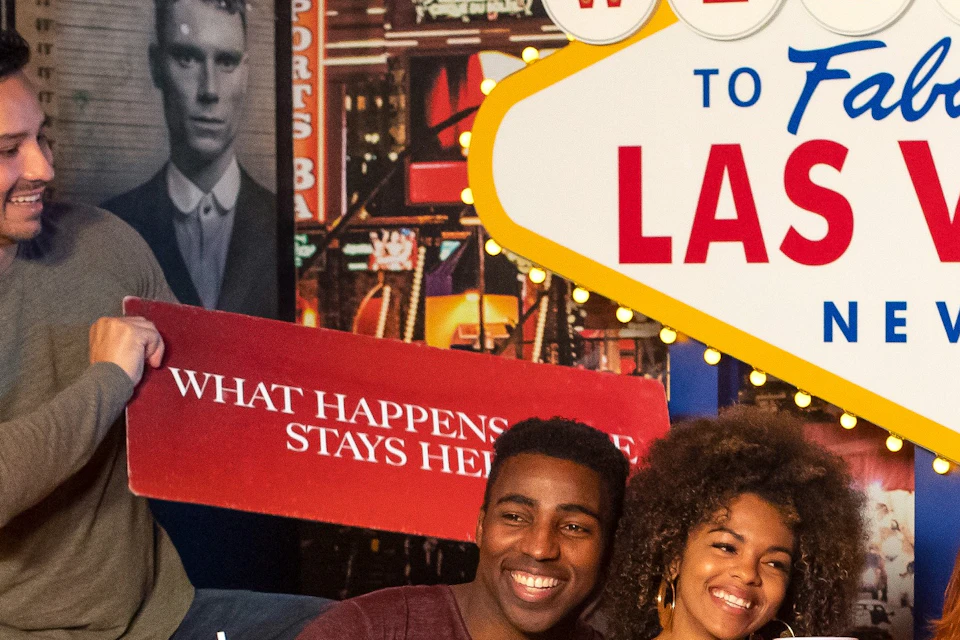 Visitors at madame tussauds in las vegas