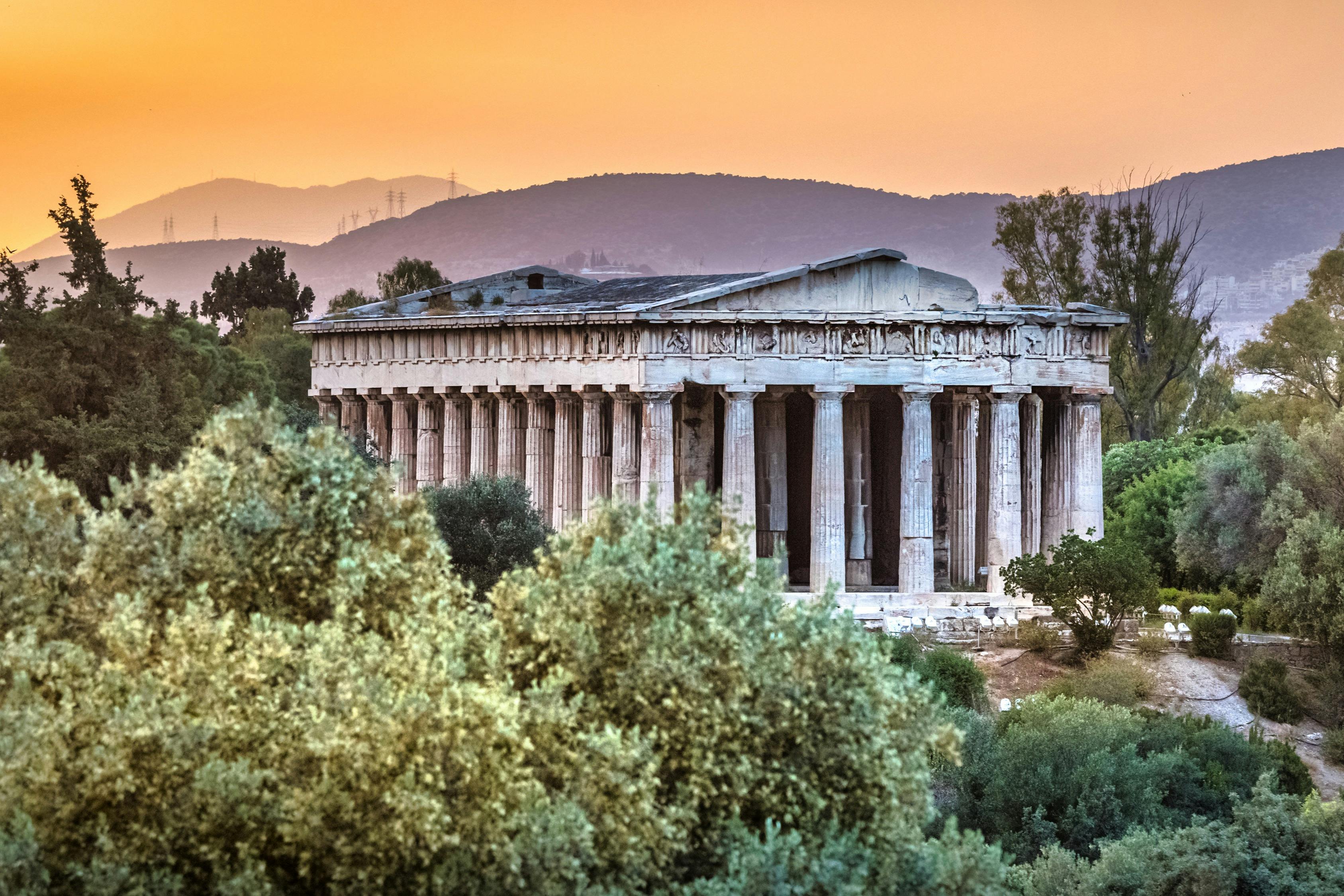 The temple of Hephaestus