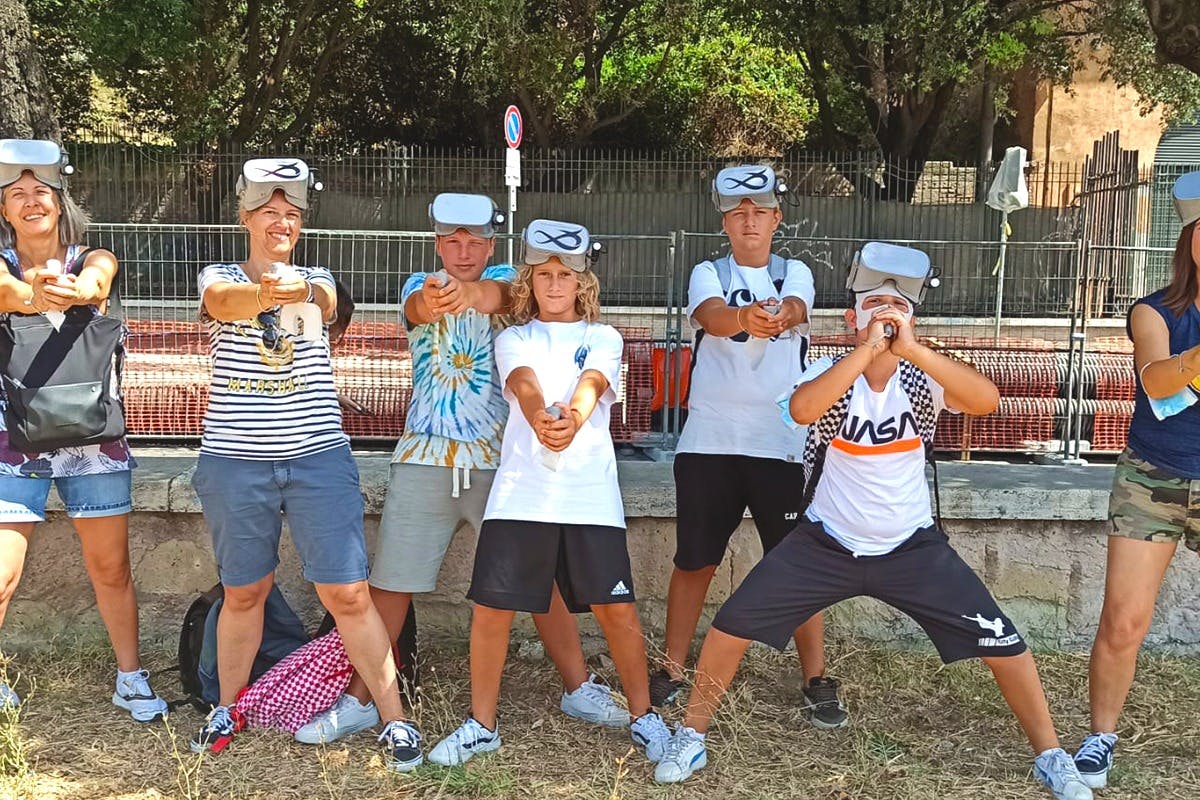 CIRCO MASSIMO GARA DI REALTÀ VIRTUALE PER FAMIGLIE