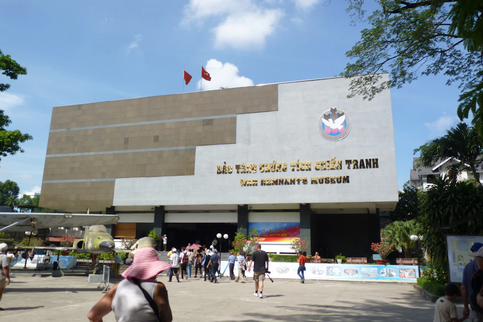Gain deep insights into Vietnam’s wartime history through powerful exhibits and preserved war artifacts.