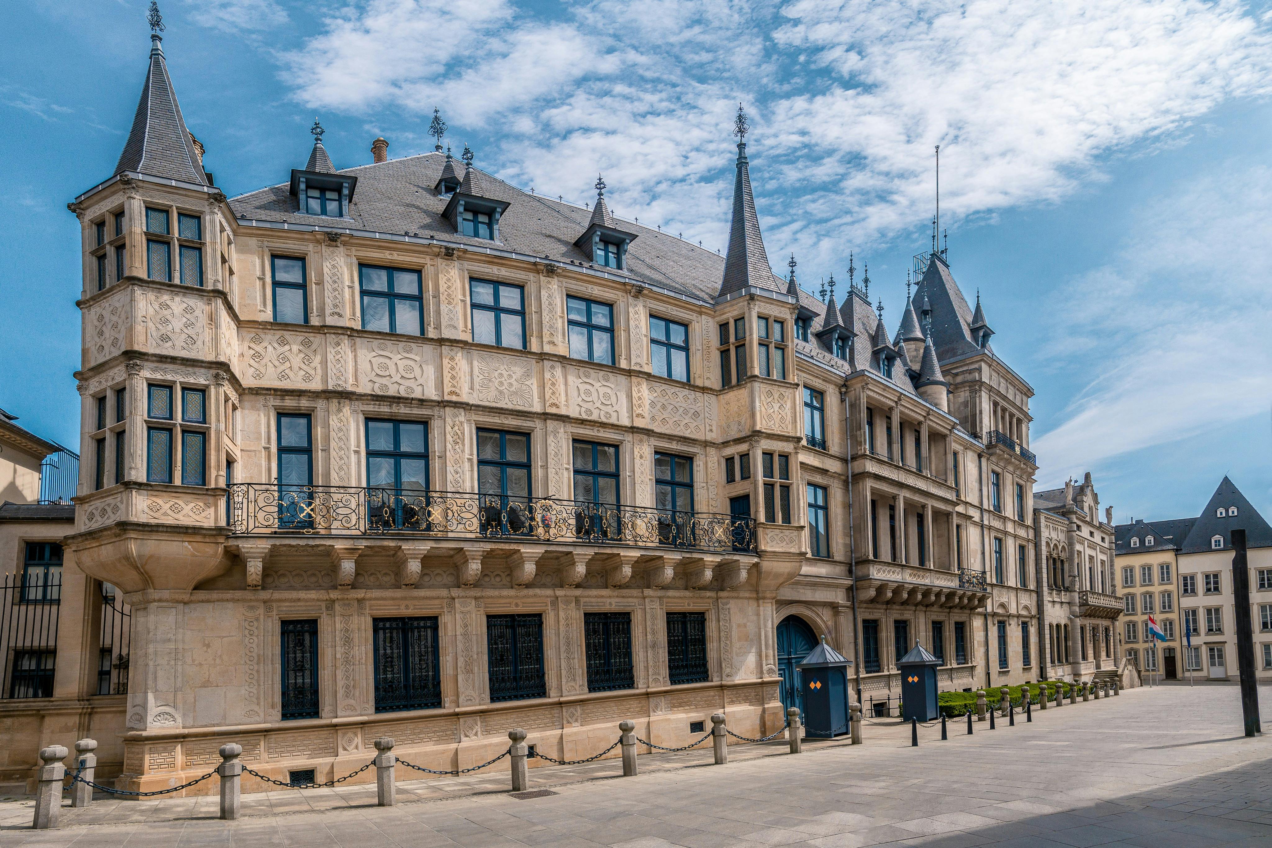 Fasáda Velkovévodského paláce, Lucembursko