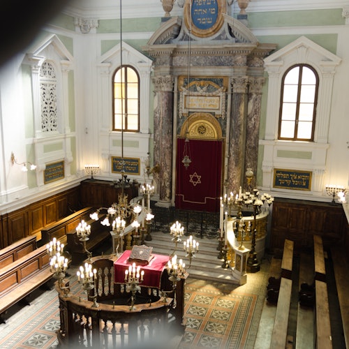 Sinagoga de Siena: Entrada
