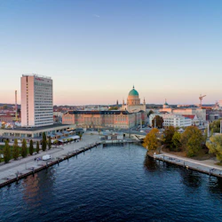 Panoramautsikt över Potsdam