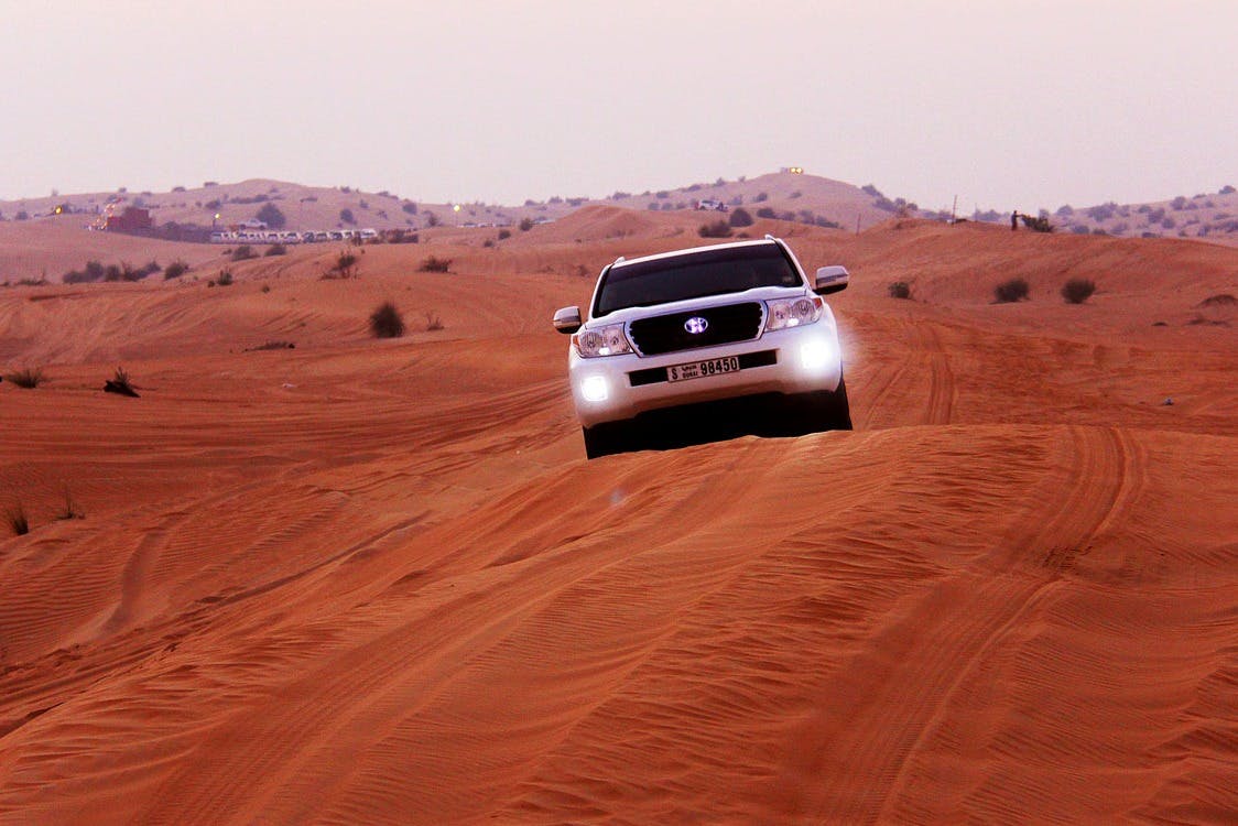 Dune bashing