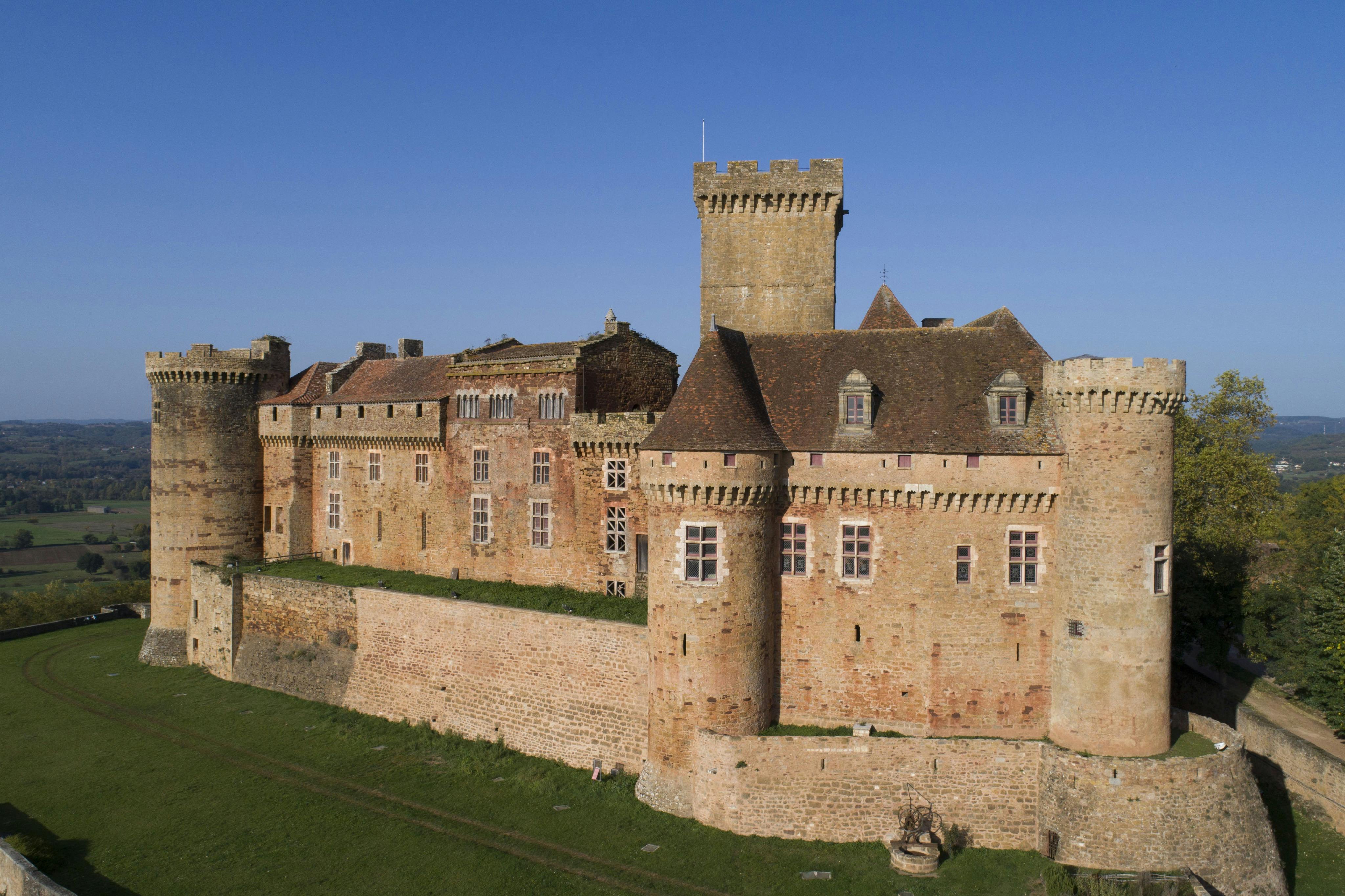 Château de Castelnau-Bretenoux, ensemble sud-ouest