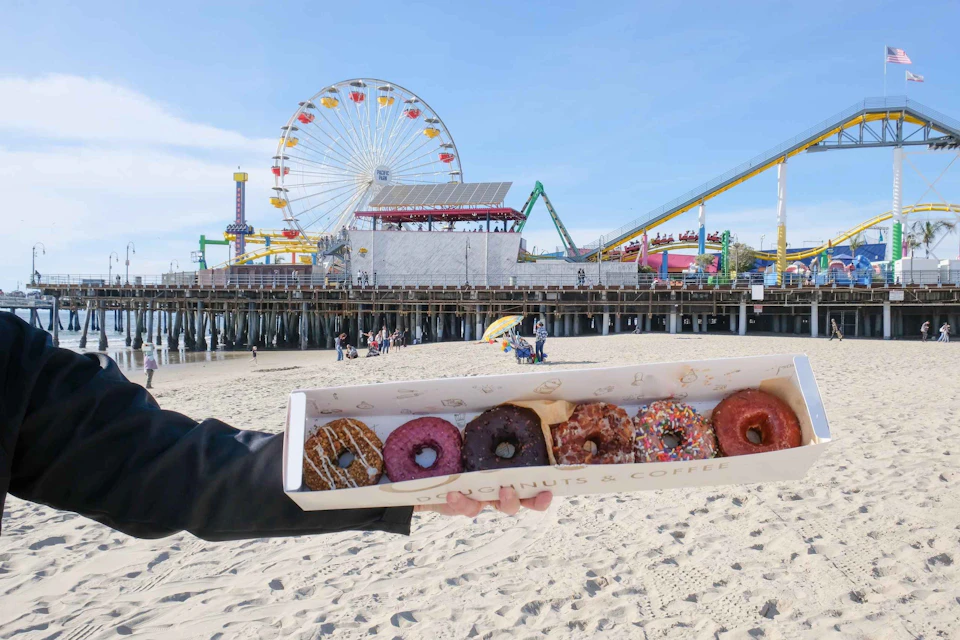 Boardwalk/beach/donuts