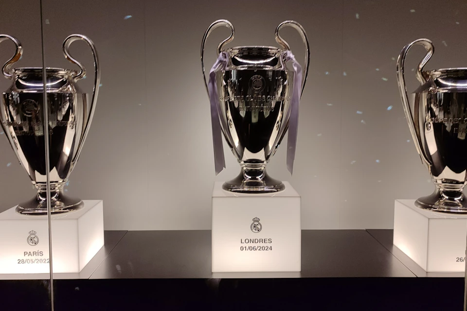 Champions Leage trophies